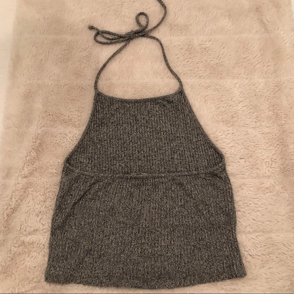 Brandy Melville Halter Cropped Top - Picture 2 of 3